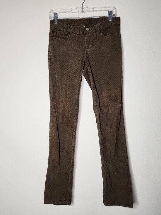J. Crew Denim - J. Crew Womens 26 Regular City Fit Brown Corduroy Straight Leg